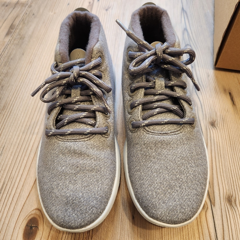 Allbirds Womens Wool Runner-Up Mizzle Sneaker Medium Grey - Picture 5 of 6